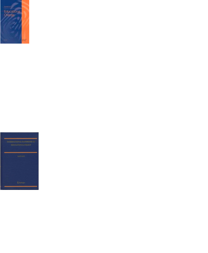 ￼￼

ABSTRACT: Traditional models of school organization favor peaked hierarchies that concentrate power and leadership responsibility on the office of the principal. As these models struggle to effectively meet the needs of education in the new millennium, leadership structures that distribute leadership influence and empower teachers to play a greater role in the leadership of the school, are slowly being implemented. This study examines the restructuring of school leadership at a school making the transition from a traditional elementary school to an Edison charter school and investigates the impact the new organizational structure had on teacher leadership. Qualitative data were collected over a four-year period during annual visits to conduct over 50 interviews with district administrators, school administrators, teachers, and the school support staff. The research findings indicate that the structure implemented at the Edison school differed greatly from traditional school leadership structures, as it successfully distributed leadership influence and enhanced the nature and scope of teacher leadership. 


￼￼

The purpose of this chapter is to discuss five key factors that contribute to supporting the successful implementation of comprehensive school reform. We discuss the effects of various systemic and school factors including: (1) the reform selection process; (2)leadership at site and district levels; (3) design team support and professional development; (4) fiscal resources to support reform; and (5) the reform’s ability to help schools meet state accountability mandates. This chapter draws upon qualitative data gathered in of a longitudinal case study of comprehensive school reform in 12 schools in three states. Findings from this case study are discussed in light of other research on 
comprehensive school reforms


